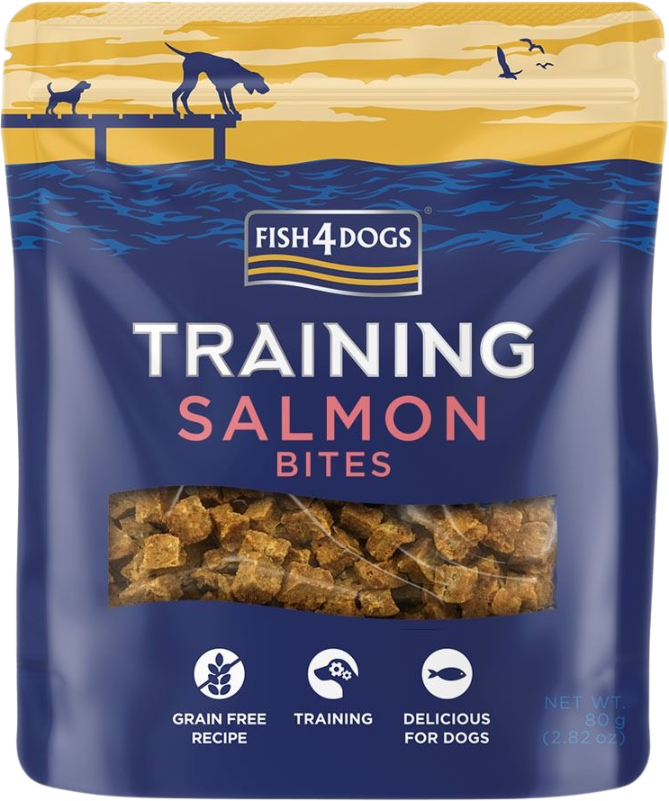 Fish4Dogs Tréningové palmsky pre psov losos 80 g