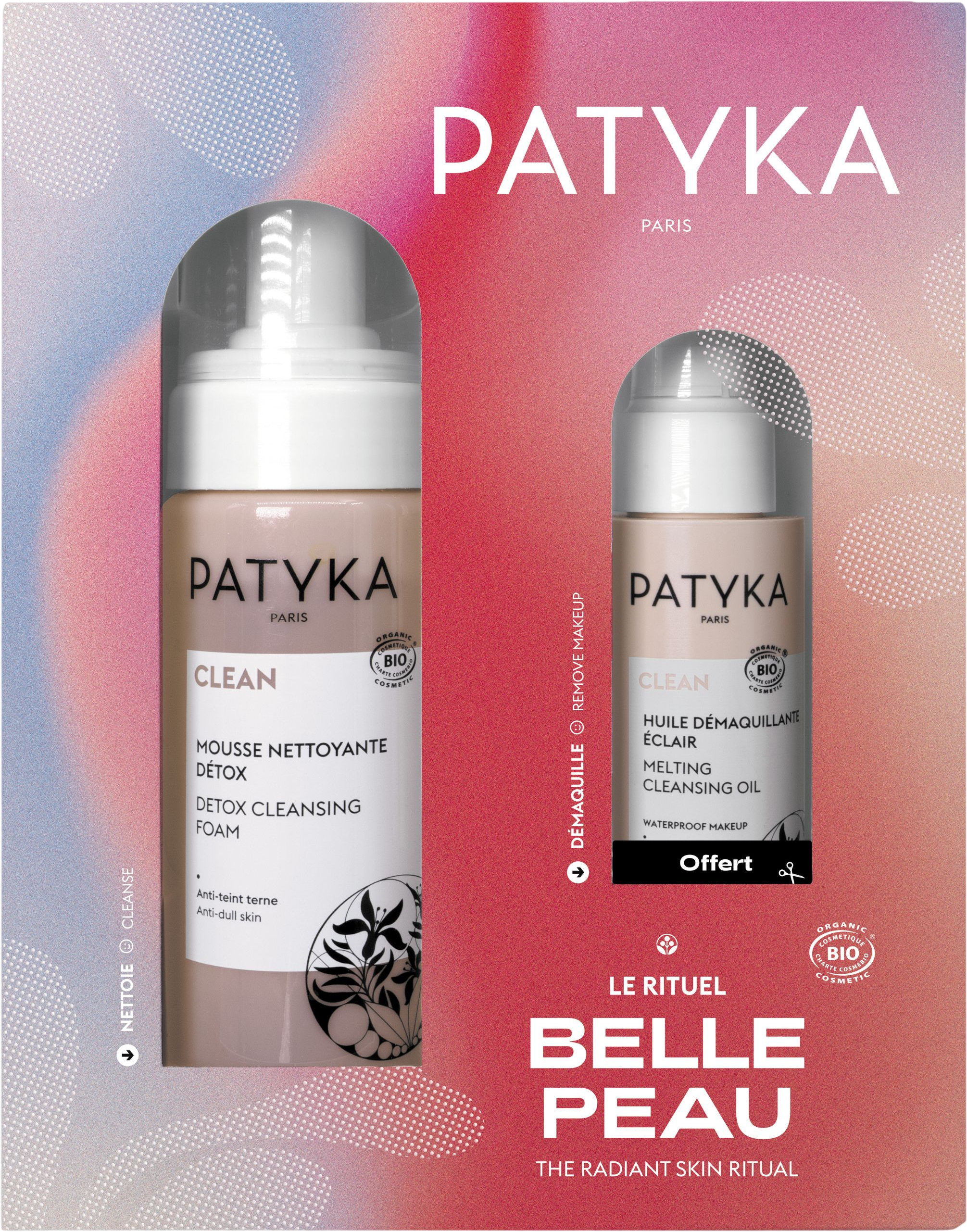 Patyka The Radiant Skin Ritual - Čistiaci set Clean