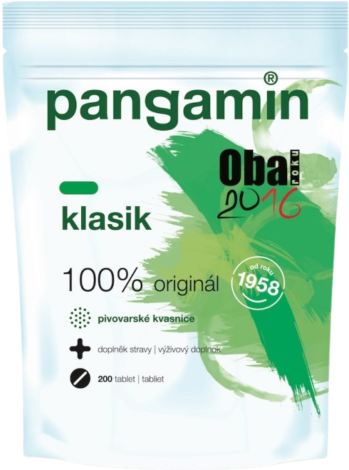 Pangamin KLASIK Vrecko 200 tabliet
