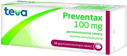 Preventax 100 mg 50 tabliet