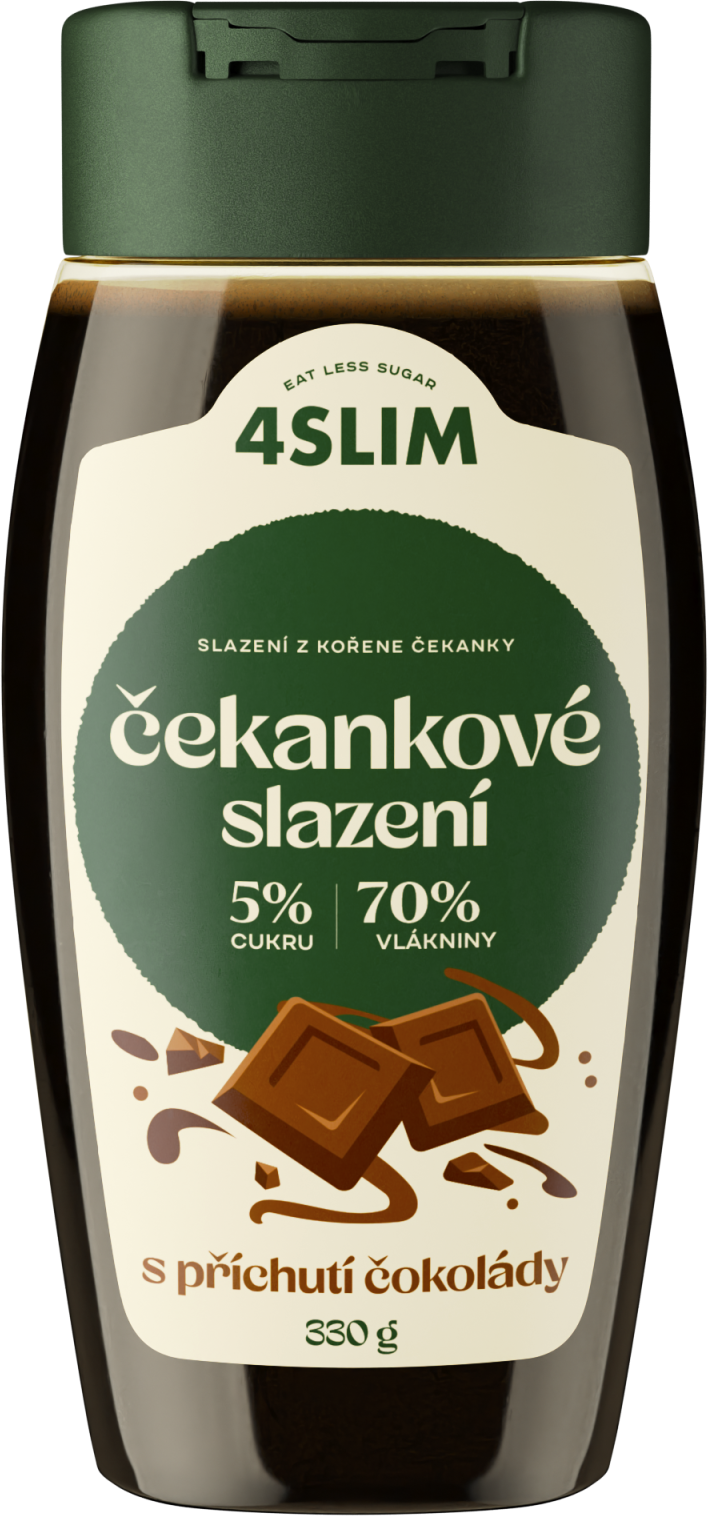 4Slim Čakankové sladenie s príchuťou čokolády 330 g