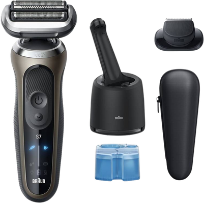 Braun Series 7 72-C7200cc, Holiaci strojček - zlatý