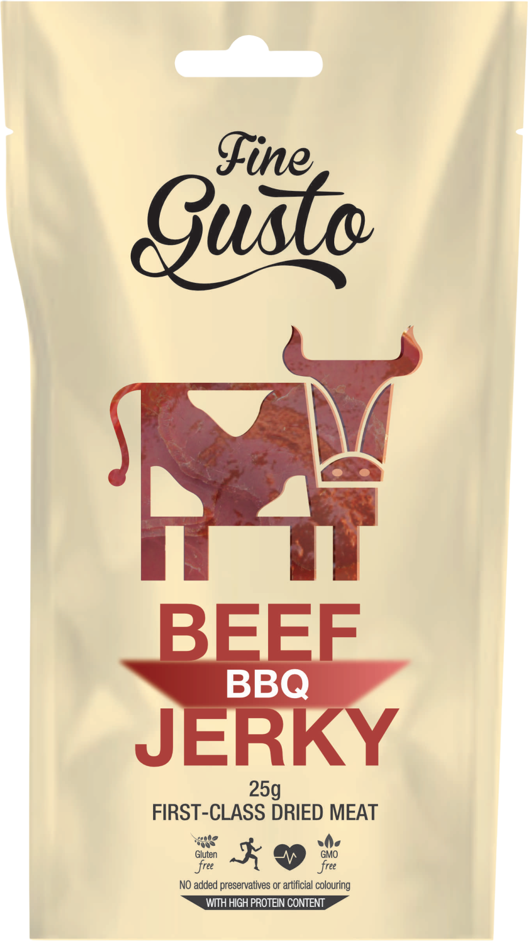 Fine Gusto Hovädzie Jerky BBQ 25 g