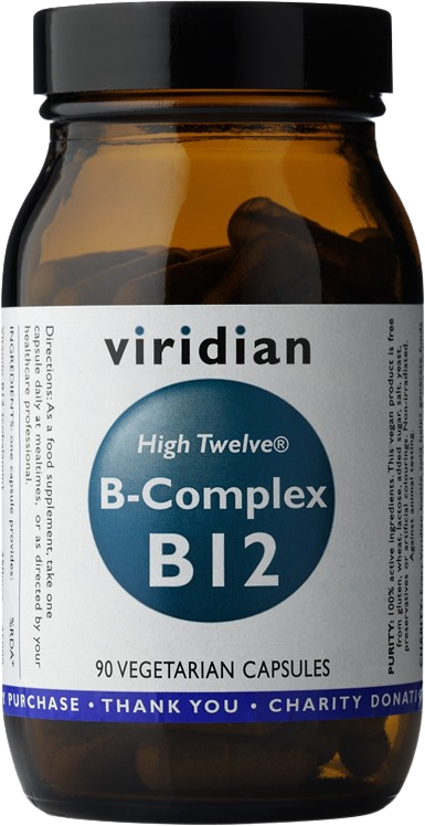 Viridian B-Complex B12 High Twelwe® 90 kapslí