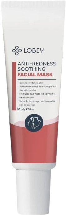 Lobey Upokojujúca maska na začervenanie pleti 50 ml