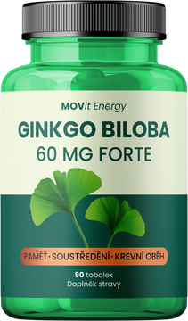 MOVit Energy Ginkgo Biloba 60 mg Forte 90 kapsúl