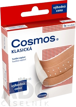 Hartmann Cosmos klasická Textilná náplasť 1 m x 8 cm