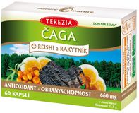 Terezia Čaga + reishi a rakytník 60 kapsúl