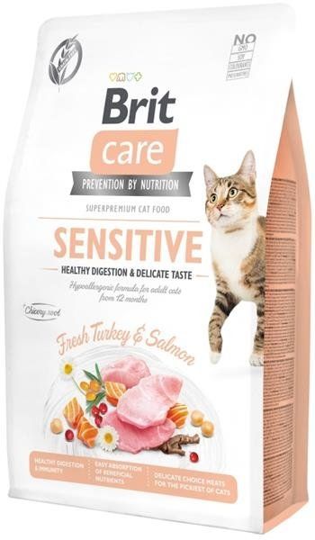 Brit Care Cat Grain-Free Sensitive Healthy Digestion & Delicate Taste 2 kg