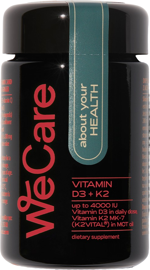 WeCare About your Health VITAMÍN D3+K2 120 kapsúl