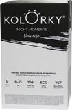 Kolorky NIGHT MOMENTS Vesmír veľ. L (8-13 kg) 108 ks