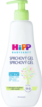 HiPP BabySANFT Detský sprchový gél na telo a vlasy 400 ml
