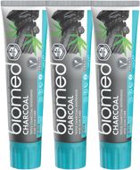 Biomed Charcoal Zubná pasta 3 x 100 g