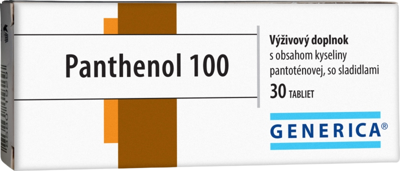 Generica PANTHENOL 100 30 tablet