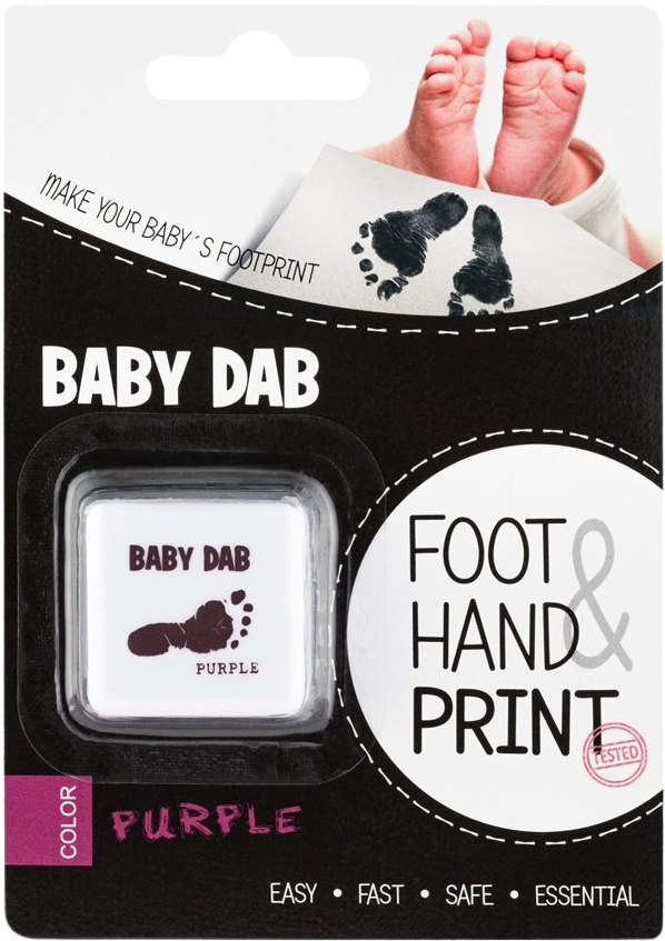 Baby Dab Farba na detské odtlačky - fialová