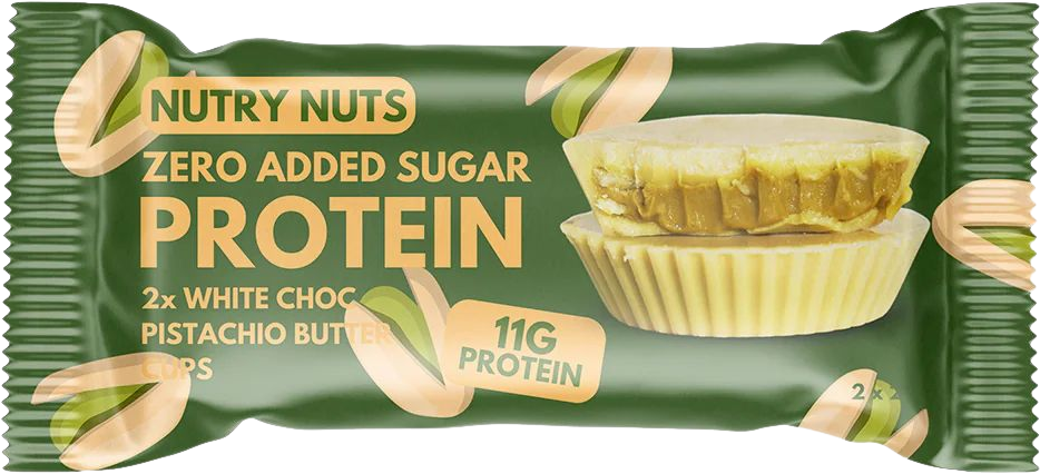 Nutry Nuts Proteínové košíčky - biela čokoláda s pistáciovým krémom 2 x 21 g