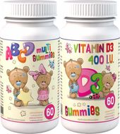 Clinical ABCD Multi Gummies + Vitamín D3 400 I.U. Gummies 2 x 60 ks
