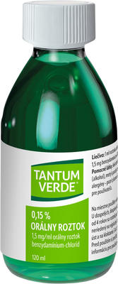 Tantum Verde 0,15% roztok 120 ml