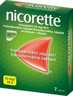 Nicorette invisipatch 15 mg/16 h transdermálna náplasť 7 ks