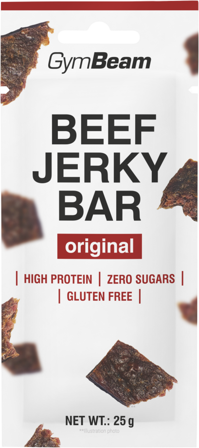 GymBeam Beef Jerky Bar originál 25 g