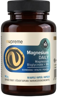 Nupreme Magnesium DAILY Bisglycinát + B6 90 kapsúl