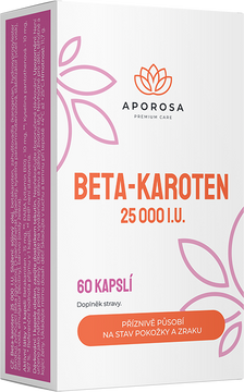 Aporosa Beta karoten 25 000 I.U. 60 kapsúl