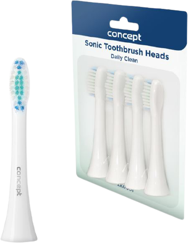Concept Náhradné hlavice k zubným kefkám  Daily Clean 4 ks