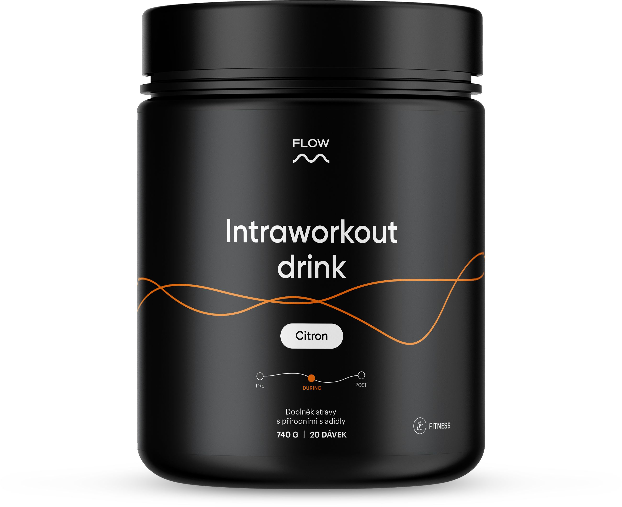 Flow Intraworkout drink - Prírodný citrón 740 g