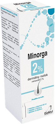 Minorga 2% dermálny roztok 60 ml