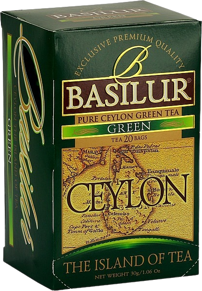 Basilur Island of Tea Green 20 x 1.5 g