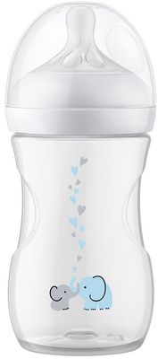 Philips Avent Fľaša Natural Response s ventilom AirFree 260ml, 1m+ slon