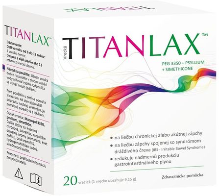 Titanlax vrecka 20 x 9.15 g