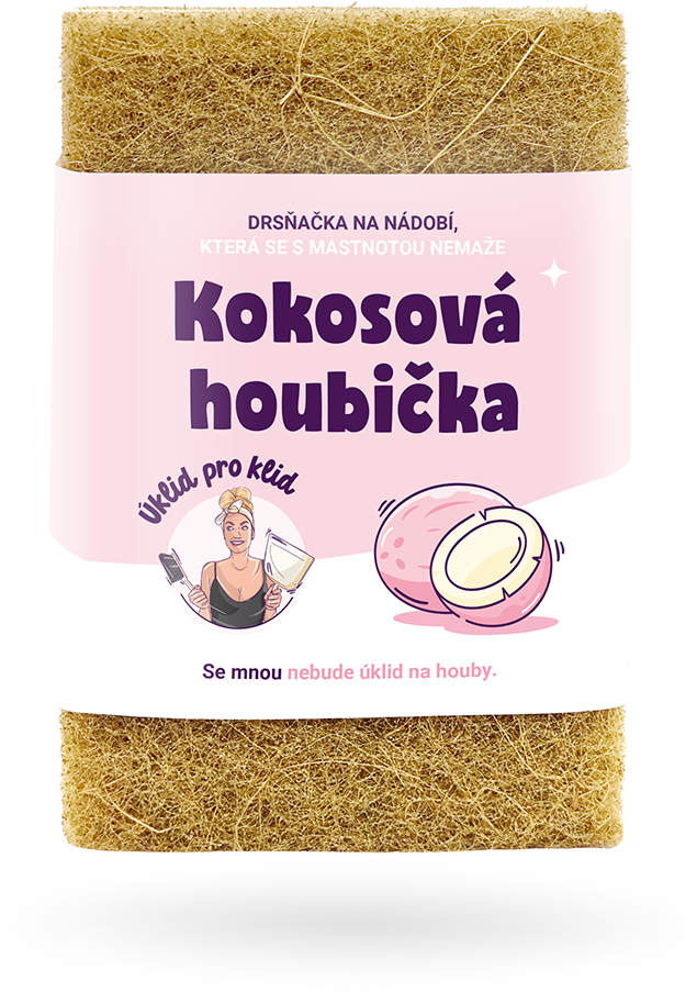 Úklid pro klid Kokosová hubka na riad 2 ks