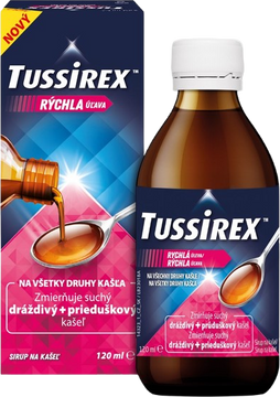 Tussirex Sirup na kašeľ 120 ml