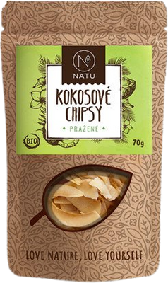 Natu Kokosové chipsy pražené BIO 70 g