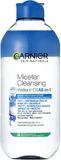 Garnier Skin Naturals ošetrujúca dvojfázová micelárna voda pre citlivé oči, 400 ml