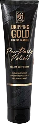 Dripping Gold Pre-Party polish Telový peeling 150 ml