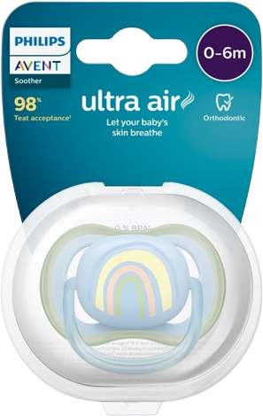 Philips Avent Philips AVENT Cumlík Ultra air Obrázok 0-6m dúha