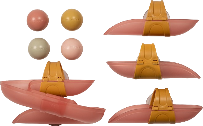 Little Dutch Dráha guličková do vane Pink 10m+