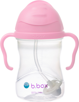 B.box Hrnček so slamkou čerešňový kvet 240 ml
