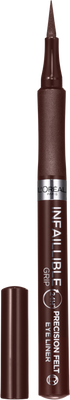 L'Oréal Paris Infaillible Grip 27H Precision Felt očná linka hnedá, 1 g