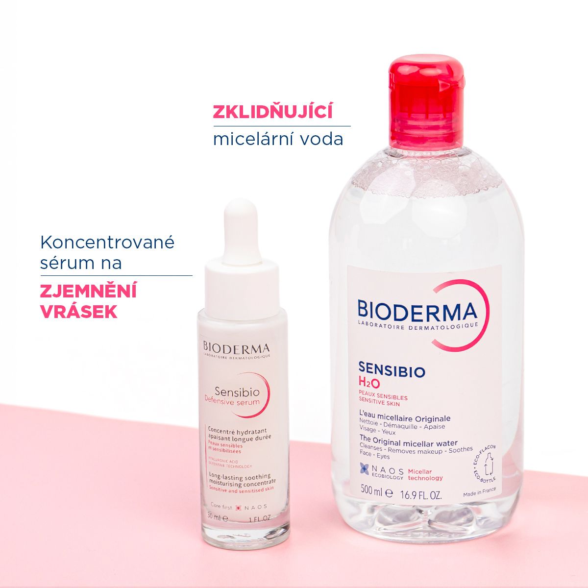 Bioderma Sensibio Darčekový balíček pre citlivú pleť a vrásky