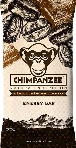Chimpanzee Energy bar Chocolate Espresso 55 g