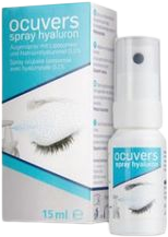 Ocuvers spray hyaluron očné kvapky v spreji, lipozómy a hyaluronát sodný 15 ml