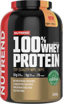 Nutrend 100% Whey Protein Mango/vanilka 2250 g