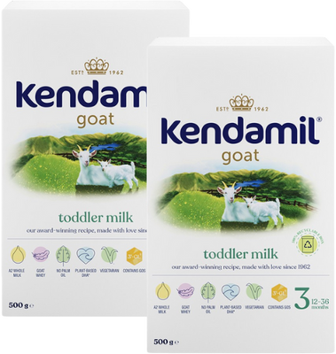 Kendamil Kozí 3 batolecí mléko 2 x 500 g
