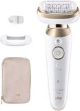 Braun Silk·épil 9 Flex, Epilátor 9-011 3D, Biely/Zlatý