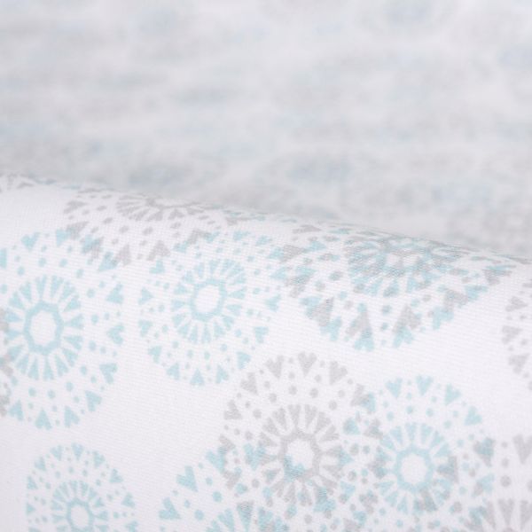 Ceba Baby Poťah na prebaľovaciu podložku 50x70-80cm Turquoise+Dandy 2 ks