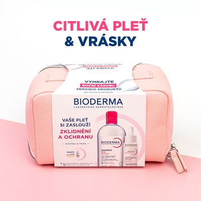 Bioderma Sensibio Darčekový balíček pre citlivú pleť a vrásky