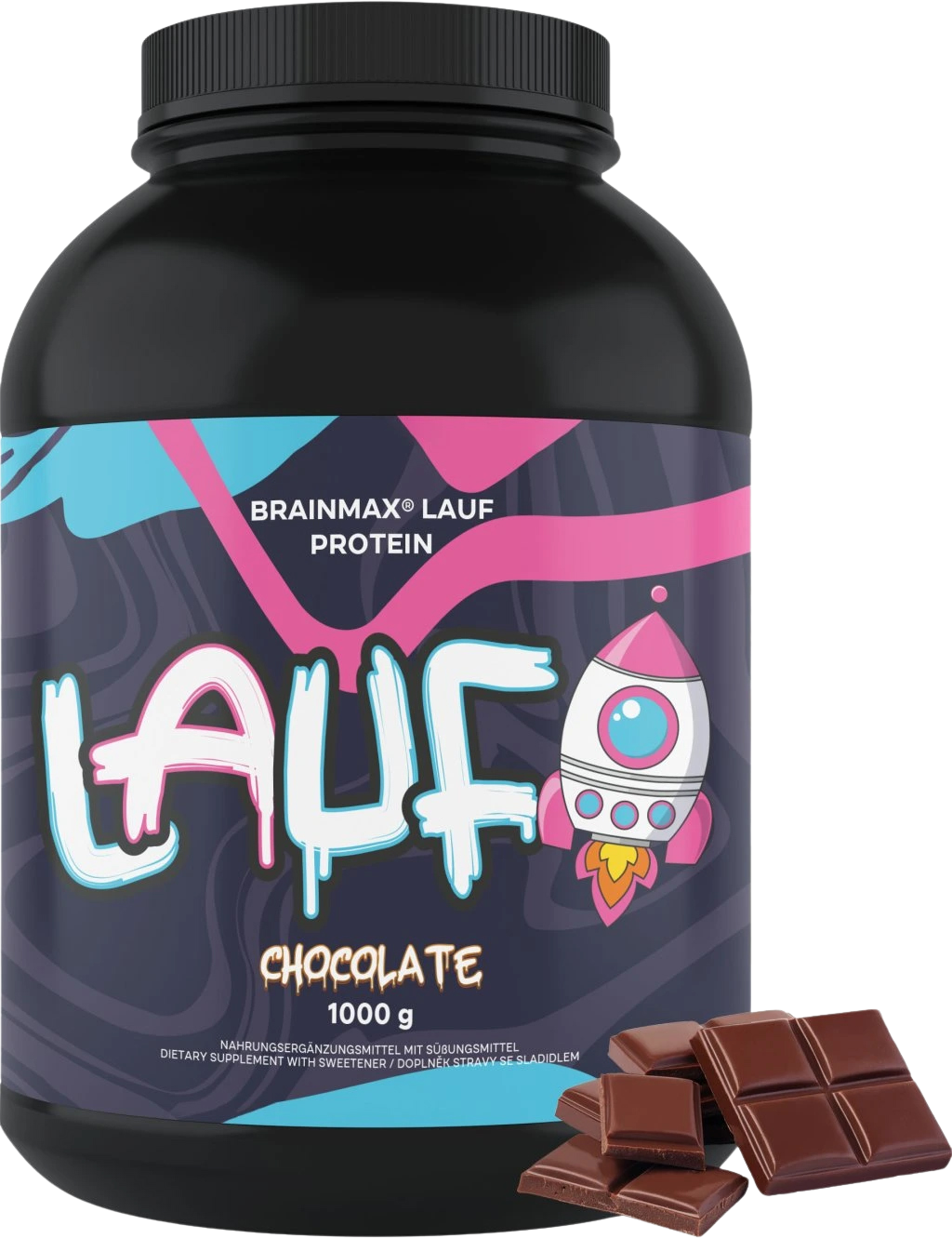 BrainMax LAUF Protein Čokoláda 1000 g
